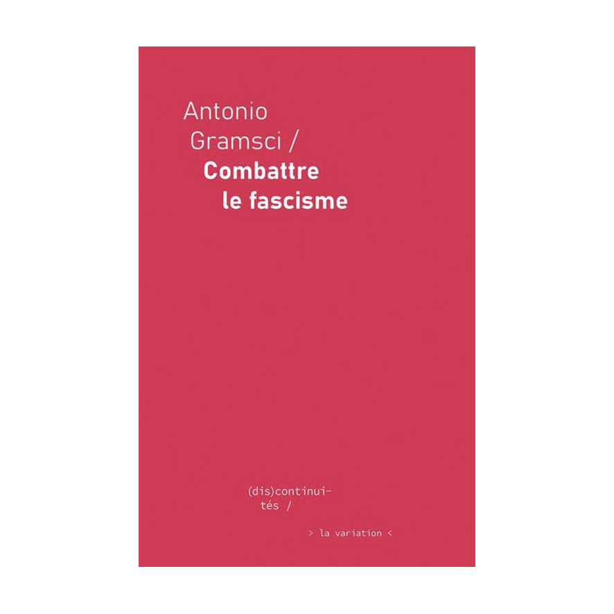 ★ Antonio GRAMSCI
_Combattre le fascisme_
La Variation

hobo-diffusion.com/catalogue/9782…
#livre #antifascisme #gramsci