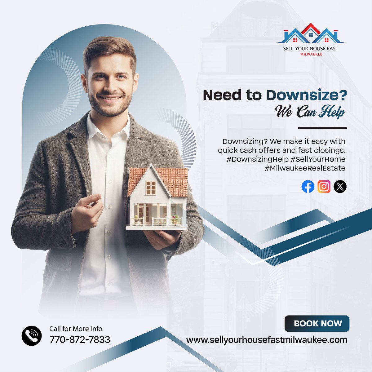 fastmilwaukee's tweet image. Downsizing? We make it easy with quick cash offers and fast closings. 💰 #DownsizingHelp #SellYourHome #MilwaukeeRealEstate