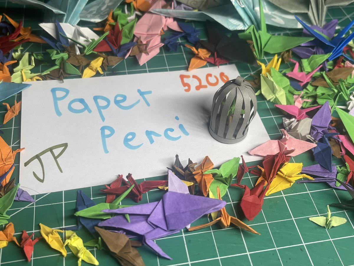PaperPerci's tweet image. A lil crane update as well as an updated crane cage. That one committed just a lil too much crime and had to be imprisoned :(
