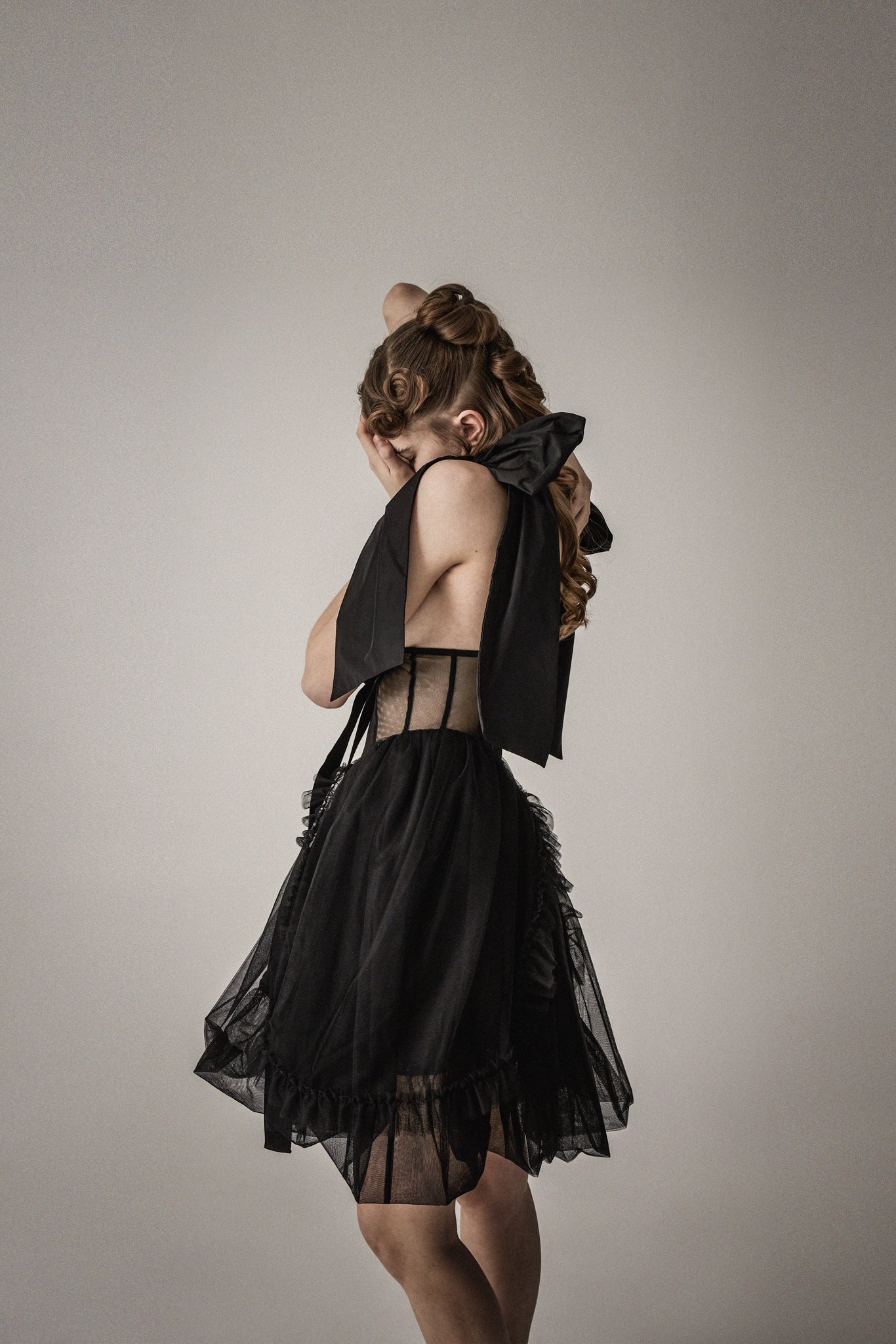 Satin Ribbon Bustier Kanako Tamura