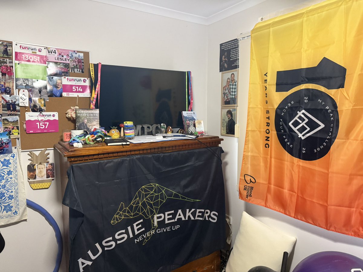 Lesley McDermid 🇦🇺 (@lesley210756) on Twitter photo Yay! Proud 9th year Peaker! My #mpc2025 flag arrived today and is now hanging with my other Peaker Flags 🏳️ Started Month 3 Week 2 of the 60 day Peaker Program yesterday and a 4k walk today 👟👟 #aussiepeaker <a href="/MyPeakChallenge/">My Peak Challenge</a> Yay! Proud 9th year Peaker! My #mpc2025 flag arrived today and is now hanging with my other Peaker Flags 🏳️ Started Month 3 Week 2 of the 60 day Peaker Program yesterday and a 4k walk today 👟👟 #aussiepeaker <a href="/MyPeakChallenge/">My Peak Challenge</a>