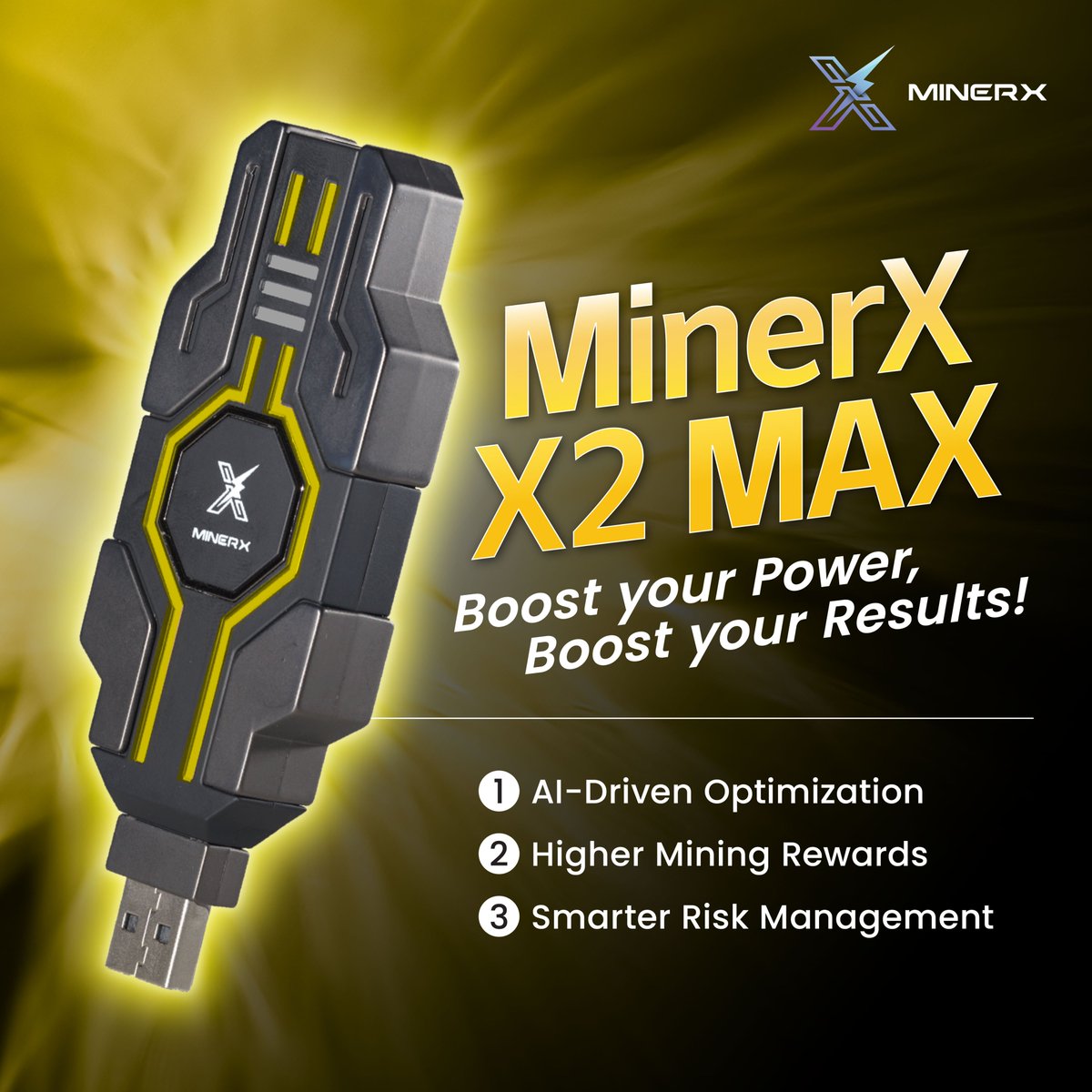🚀 Unleash the Power of Mining! Introducing MinerX X2 MAX – your gateway to  higher rewards, AI-driven optimization, and smarter profits. 💰 Boost your  Power, Boost your Results! ⚡ #CryptoMining #MinerX #X2MAX #MiningRevolution  #AIOptimization