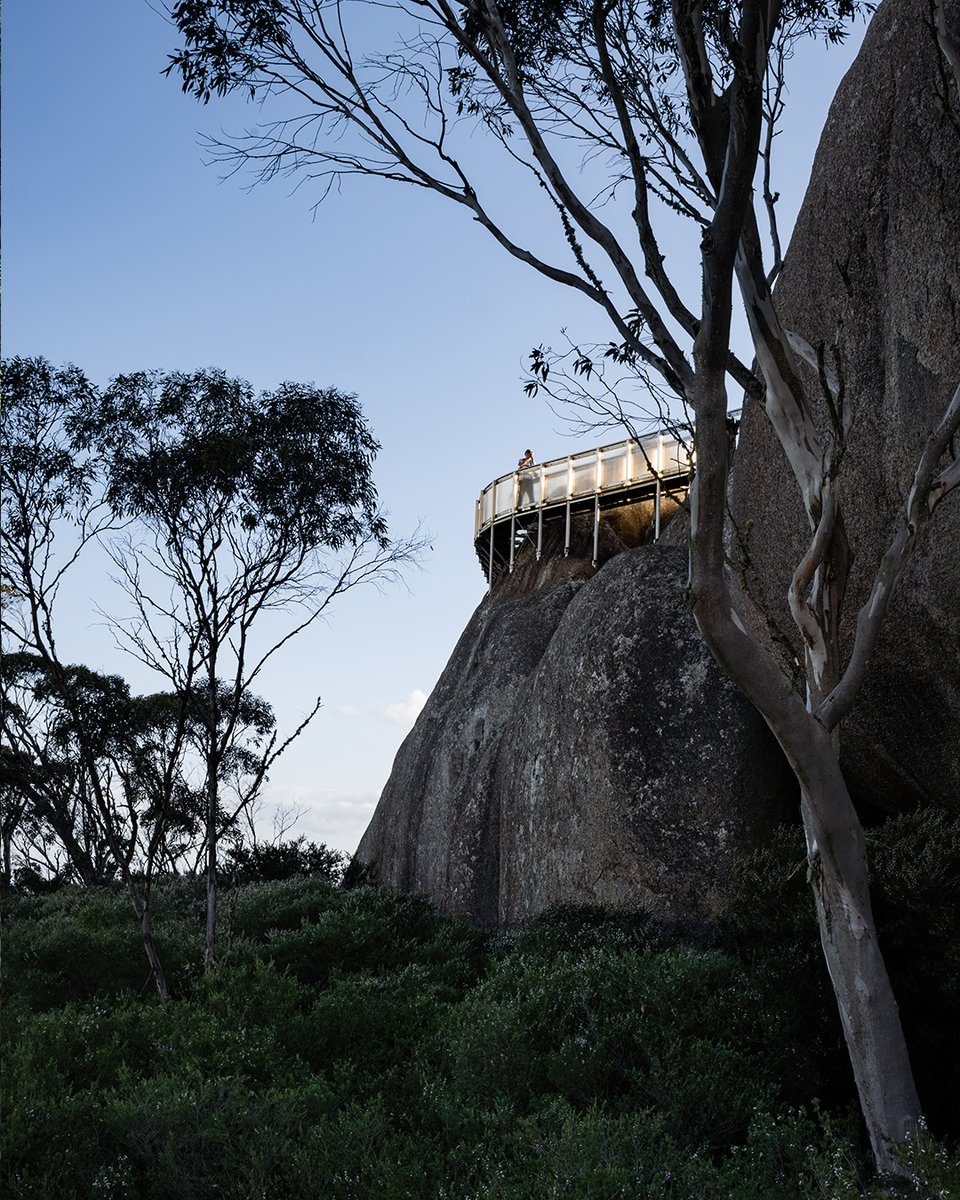 gointerstate's tweet image. Get to the end of Granite Skywalk and you&apos;re met with picturest views, but there is plenty to see on the way up. Giant boulders, beautiful big trees and moss in unexpected places 🌿⁠
⁠
gointerstate.com.au