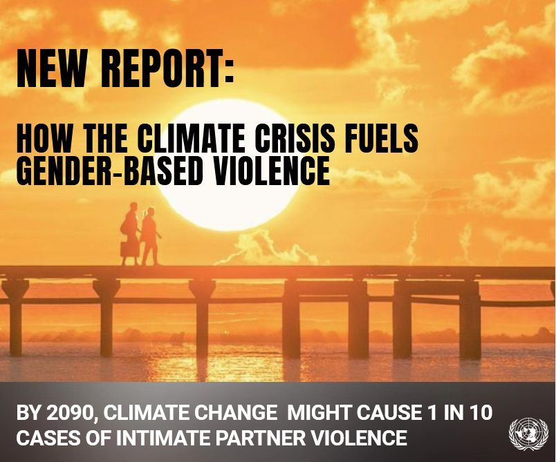 United Nations Geneva (@ungeneva) on Twitter photo Climate crisis is driving surge in gender-based violence, new report from <a href="/GlobalSpotlight/">Spotlight Initiative</a> warns.
🌡️ Every 1°C rise in global temperature is associated with a 4.7 % increase in intimate partner violence.
Urgent action is needed.
buff.ly/IX1k1P6
#ClimateAction #EndGBV Climate crisis is driving surge in gender-based violence, new report from <a href="/GlobalSpotlight/">Spotlight Initiative</a> warns.
🌡️ Every 1°C rise in global temperature is associated with a 4.7 % increase in intimate partner violence.
Urgent action is needed.
buff.ly/IX1k1P6
#ClimateAction #EndGBV