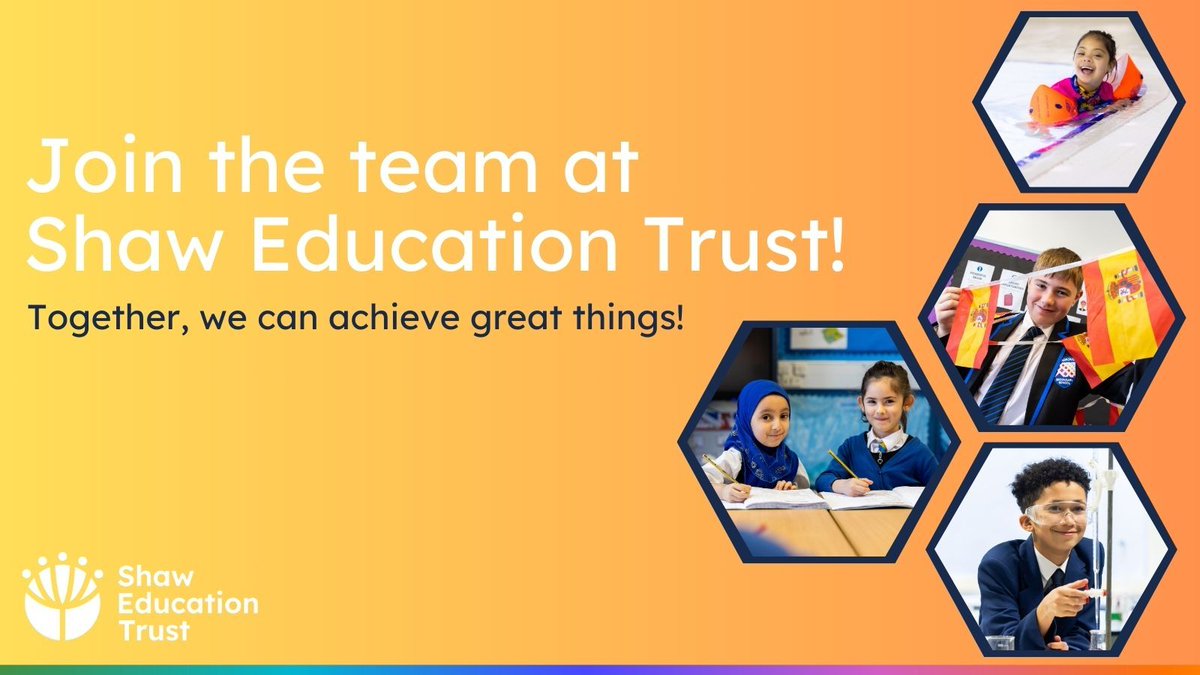 ShawEduTrust's tweet image. Are you in search of your next career opportunity? If so, take a moment to explore our latest job vacancies at Shaw Education Trust!✨

We have some amazing positions available🌟 You can check them out on our careers website here: buff.ly/682mV4n 

#ShawEducationTrust⭐