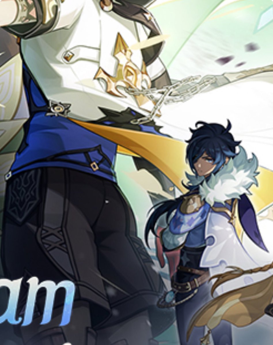 sorry for being immature but im laughing that he’s right by albedo’s flatass