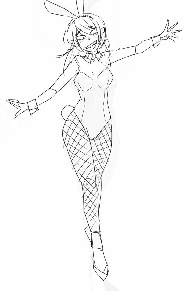 前に描いたラフ
2023年にも描いていたので賑やかしに並べてみたんですが
体の感じは真ん中の2023年のが良さげですかね…? 