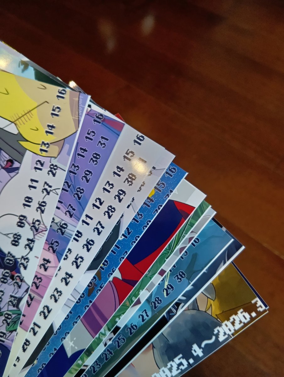 #xてエピてカレンダー 

今度こそL版で印刷……！(印刷したのは数日前な件)
ホクホクですわぁ(*´ω｀*)

……今更ながらこんないいものネップリさせてもらってもいいのか？？？