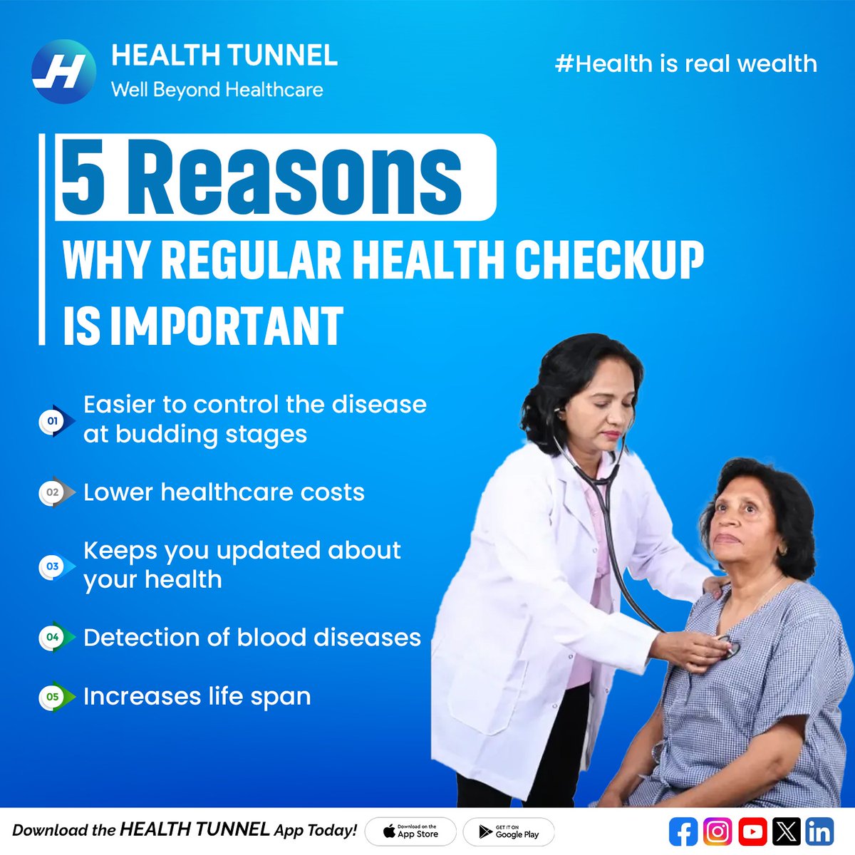 HealthTunnel's tweet image. Your Health, Your Priority – Book Your Regular Checkup Today! #HealthCheck #RegularCheckup #HealthFirst #HealthyLiving #HealthMatters #HealthAwareness #PreventiveCare
Regular Tests Save Lives: healthtunnel.com/category-detai…