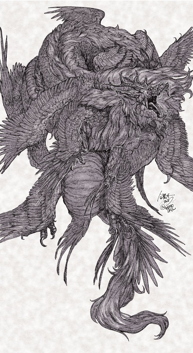 #ドラゴンの日
今まで描いたドラゴン系まとめ（一部加筆あり）