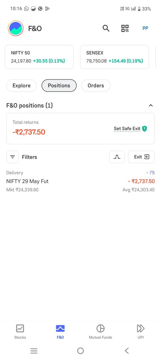 prashanth_life's tweet photo. @_groww @groww_cs hello groww nifty fut sell 24317 order today price 24303 , differnce 14 point why https://t.co/k7K2yq6GkD
