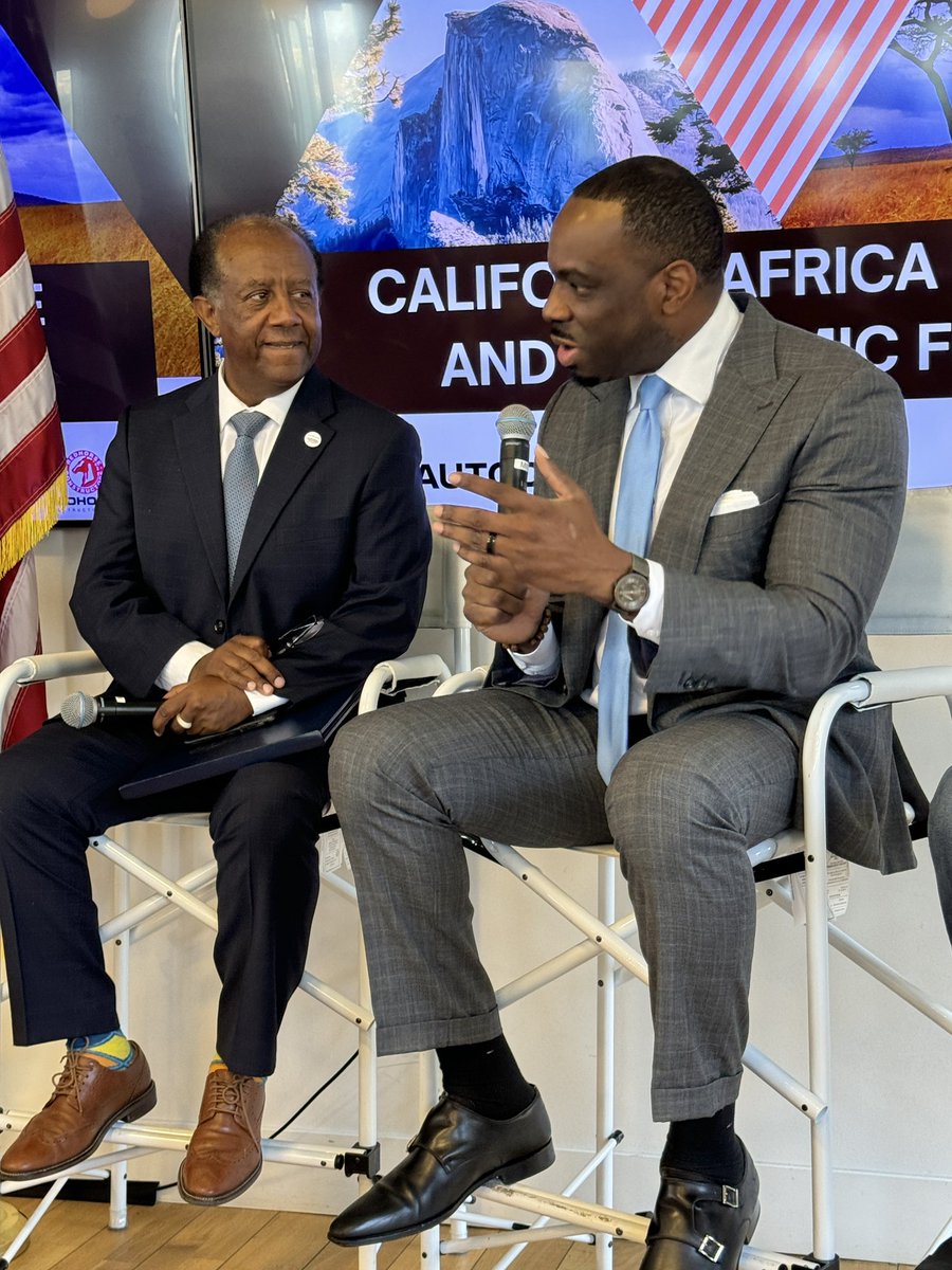 Tamie McGowen (@tamie_mcgowen) on Twitter photo Exciting day at 1st ever CA Africa Climate and Economic Forum! Sec <a href="/ToksOmishakin/">Toks Omishakin</a> & partners had vision that’s coming to fruition! Much more to come with these engagement efforts and potential partnership. Many thanks to <a href="/CALtGovernor/">CA Lieutenant Governor</a> <a href="/BayAreaCouncil/">Bay Area Council</a> <a href="/ucdavis/">UC Davis</a> #SFClimateWeek Exciting day at 1st ever CA Africa Climate and Economic Forum! Sec <a href="/ToksOmishakin/">Toks Omishakin</a> & partners had vision that’s coming to fruition! Much more to come with these engagement efforts and potential partnership. Many thanks to <a href="/CALtGovernor/">CA Lieutenant Governor</a> <a href="/BayAreaCouncil/">Bay Area Council</a> <a href="/ucdavis/">UC Davis</a> #SFClimateWeek