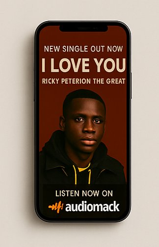 sammy_zyan0's tweet photo. If love had a soundtrack, this would be it!
“I Love You” by Ricky Peterson the Great is out now on Audiomack — and it's a whole mood.
Hit the link & vibe out
https://t.co/FB9i23QkKl
#ILoveYouByRicky #RickyPetersonTheGreat #NewMusicAlert #AudiomackExclusive #LoveSongs #RnBVibes https://t.co/jNvrM5rqhD