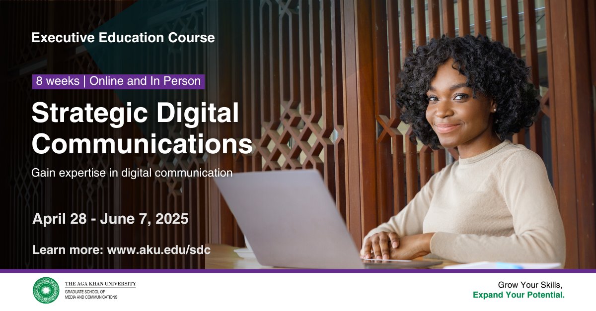 ⏳ The deadline is approaching!

🚀 In 8 weeks, transform how you connect, engage, and influence.

Don’t miss out on the chance to enroll in our Strategic Digital Communications programme – your opportunity to master compelling storytelling, understand your audience, and lead