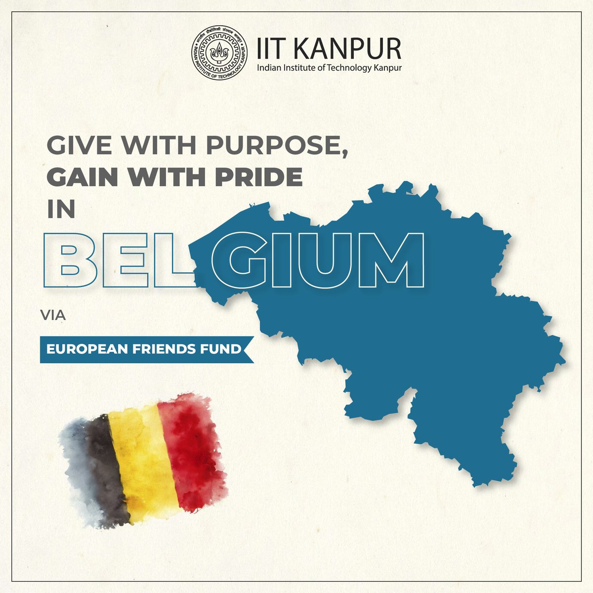 We’re excited to share that our alumni, donors, and well-wishers of IIT Kanpur living in Germany, Belgium, and the United Kingdom can now make contributions through Myriad Europe - a secure, seamless, and tax-efficient giving platform.

· Support meaningful initiatives at IIT