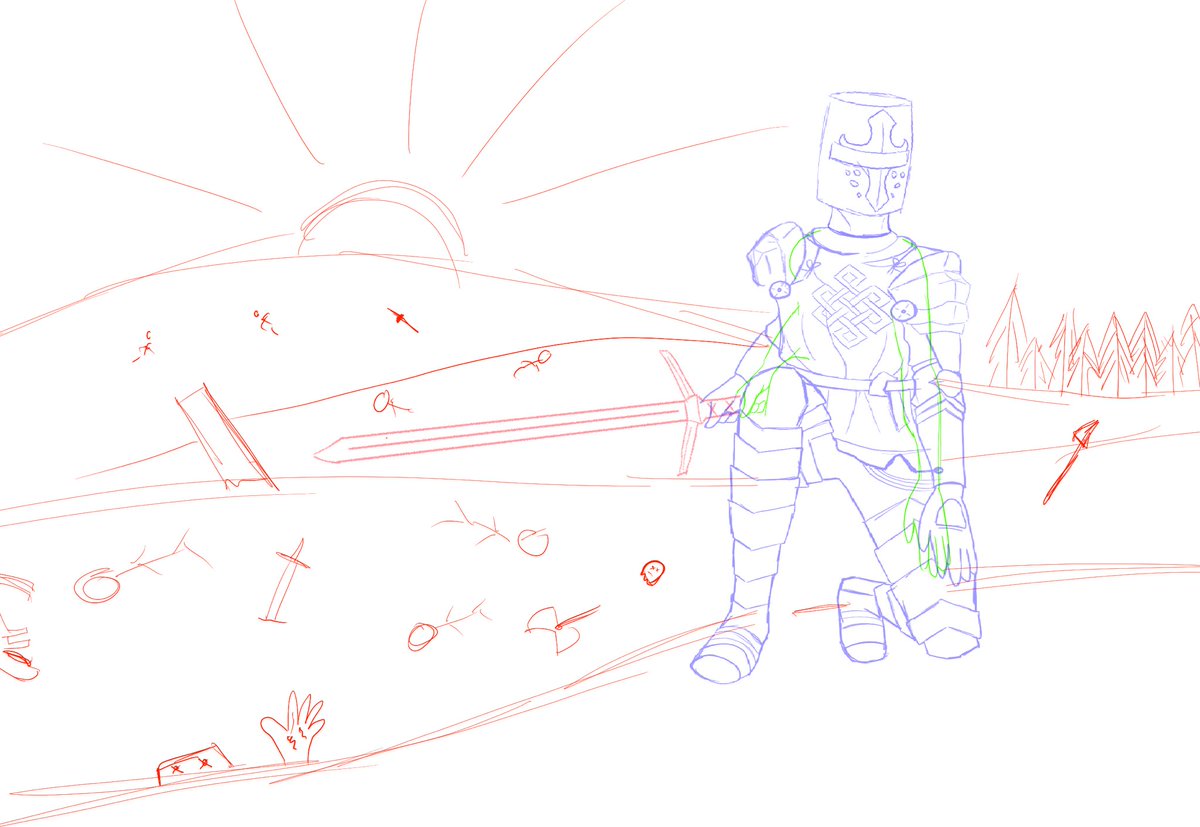 Therofan_VT's tweet photo. I had a lot of fun making this for @KarmicKnightOG ! It was my first time drawing armor, and man did some of it break my brain while sketching, but I’m happy with how it turned out!! https://t.co/yvdX61wPN3
