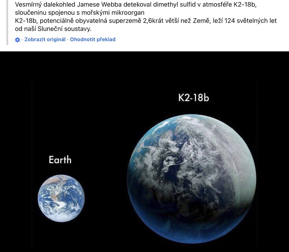 liborflossler's tweet photo. Nedá se nesdílet. Ty komentáře sou nejlepší !!

👉 Make K2-18b Great Again. …joking, joking, joking😜
👉 K2 tariffs incoming.
👉 it looks like it needs peace
👉 they need Democracy https://t.co/6RjvLmOZ1D