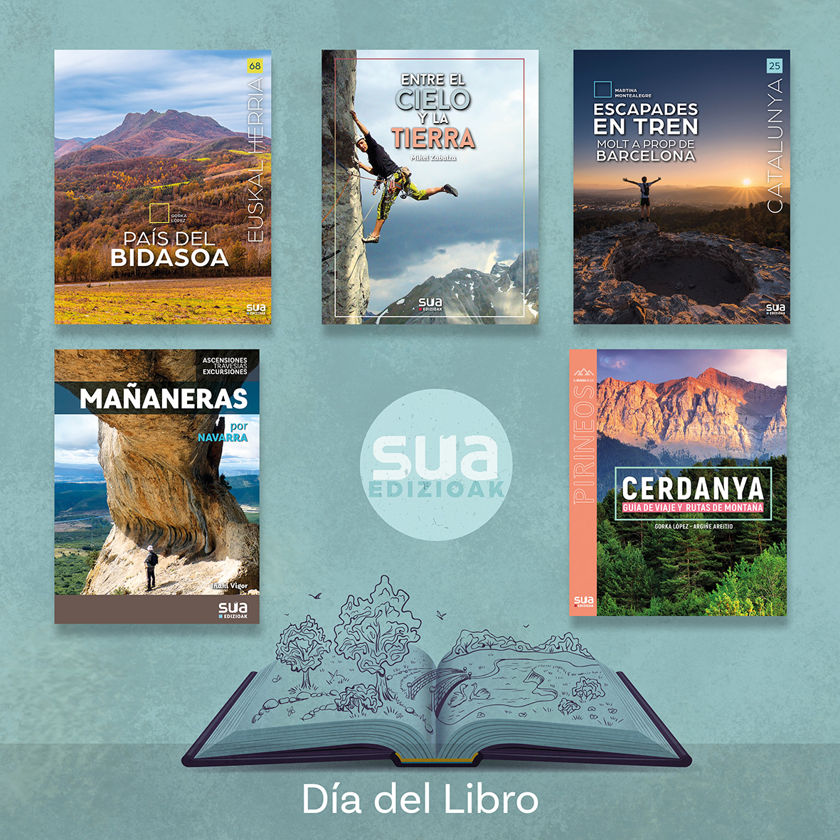 SuaEdizioak's tweet photo. LIBURU EGUNA 2025 / DIA DEL LIBRO 2025
#libro #liburu #eguna #santjordi #diadellibro
#regala #oparitu https://t.co/HVjymlrIuR