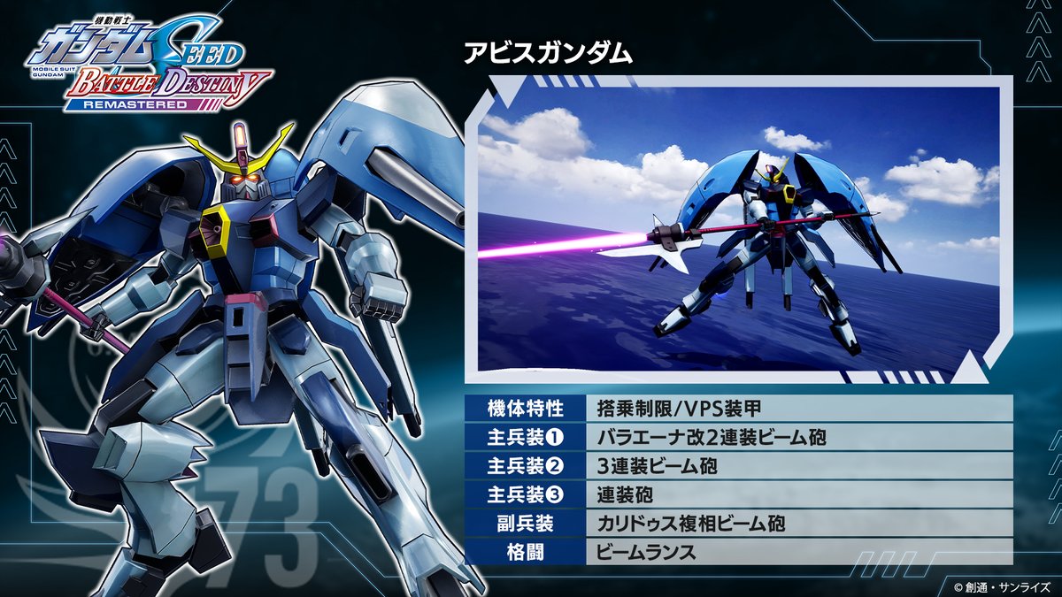☆機動戦士ガンダムSEED BATTLE DESTINY REMASTERED☆ ||◤ 参戦機体