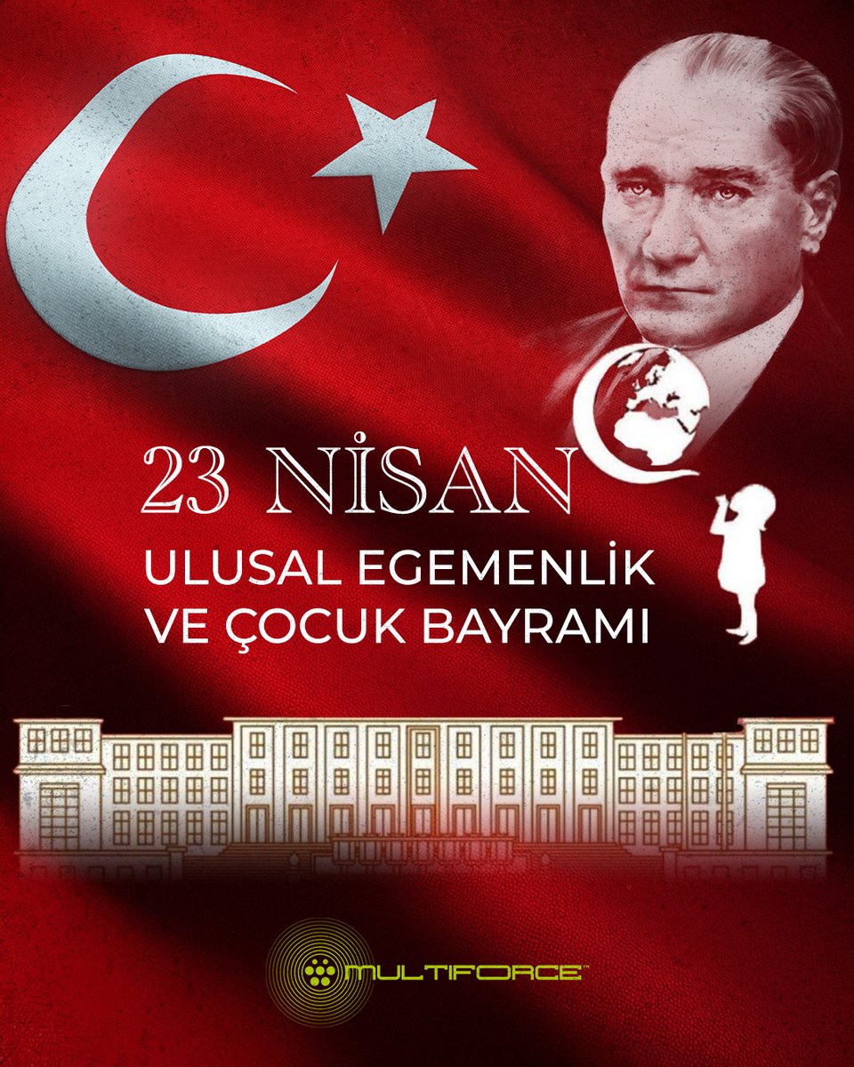 MultiforceTR's tweet photo. 23 Nisan Ulusal Egemenlik ve Çocuk Bayramımız kutlu olsun! Bugüne özel tüm müşterilerimize %23 indirimli şarj hizmeti sunuyoruz. https://t.co/bCmwZ0sbk3