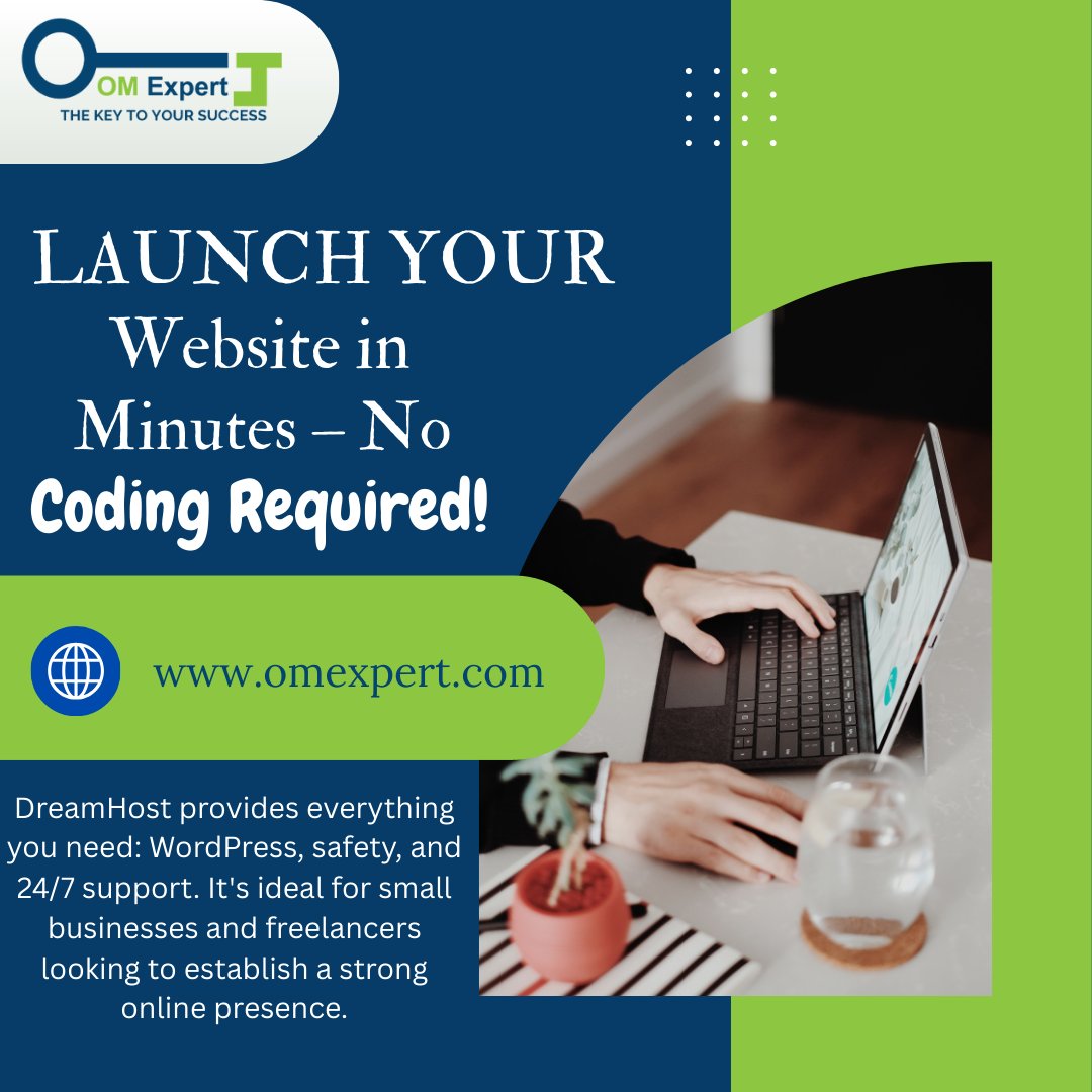 OMExpert's tweet image. DreamHost helps small businesses, bloggers &amp;amp; freelancers launch fast with secure, scalable hosting &amp;amp; top-notch support.

Check out our DreamHost deals here:  omexpert.com/dreamhost-deal…
 
#Startups #OnlineBusiness #HostingMadeSimple #ReliableWebHosting #YourOnlineJourneyStartsHere