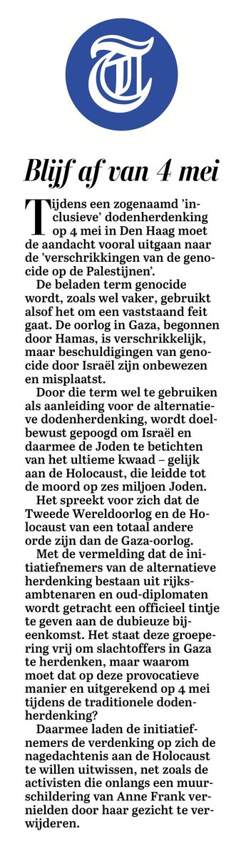 Blijf af van 4 mei ‼️

Via <a href="/telegraaf/">De Telegraaf</a> ⬇️
