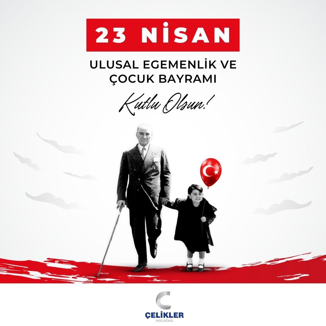 Ulu Önderimiz Mustafa Kemal Atatürk’ün geleceğe umutla bakmamızı sağlayan, yarının liderleri çocuklarımıza armağan ettiği 23 Nisan Ulusal Egemenlik ve Çocuk Bayramı kutlu olsun 🇹🇷🎈 

#23nisanulusalegemenlikveçocukbayramı