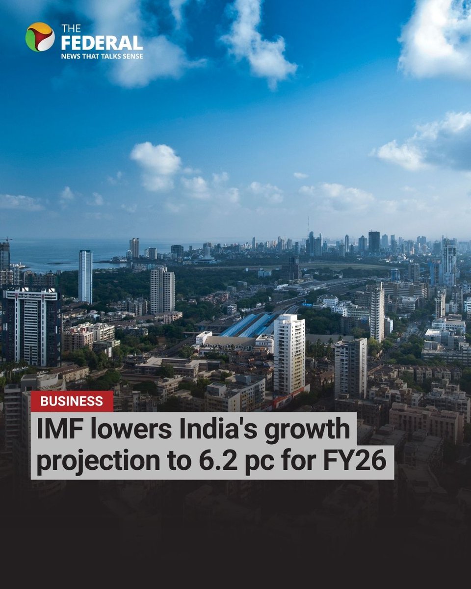 TheFederal_News's tweet photo. The #IMF said, the #downward revision is a result of greater #policyuncertainty, #tradetensions, and a softer #demandoutlook, given slower-than-anticipated consumption growth, with the added weight of #tariffs.

Read more: https://t.co/eu6XCEimGI https://t.co/dv7UpaRLtH