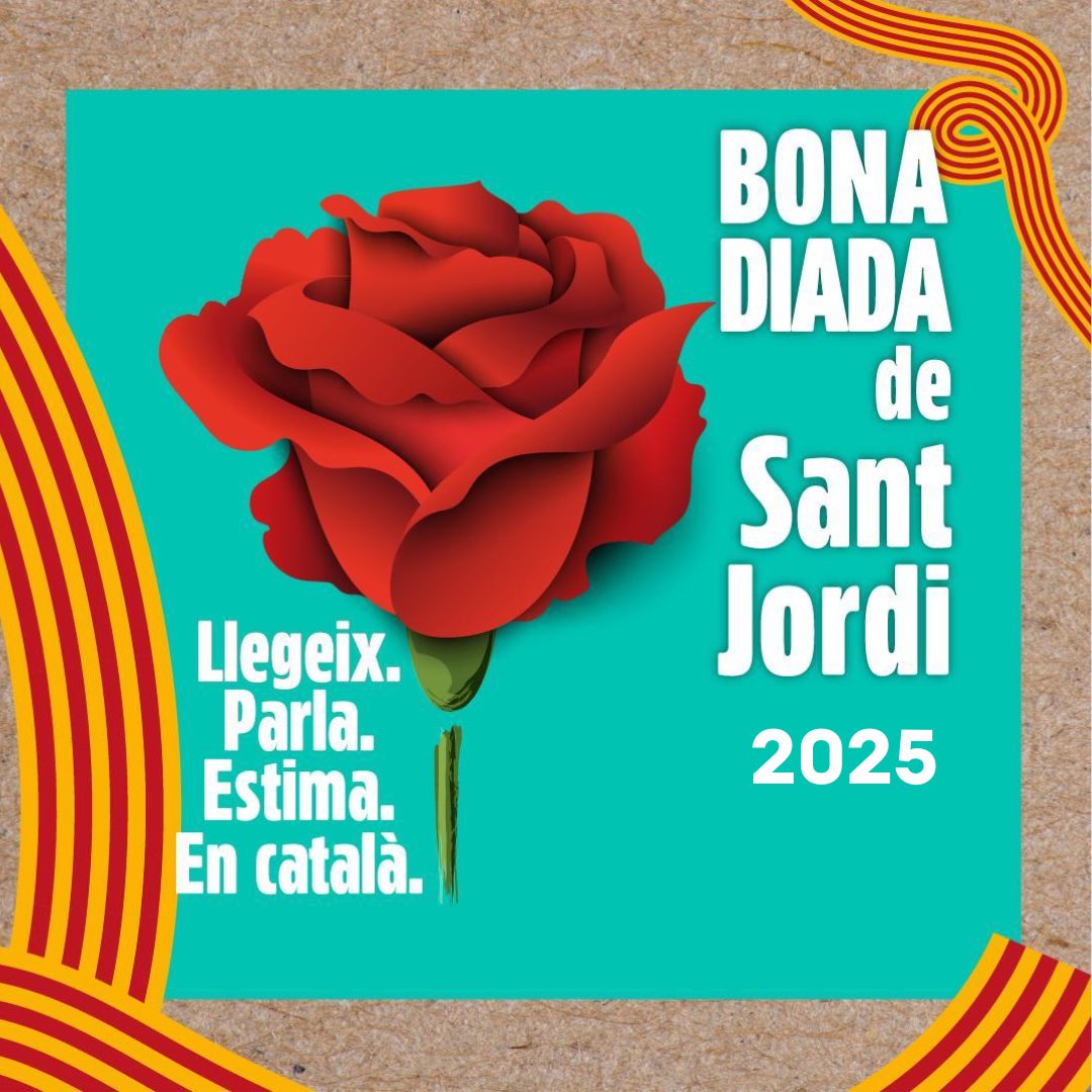 🌹Llegeix. Parla. Estima. En català.

🐉Bona Diada de Sant Jordi!

#Reactivemvilamajor