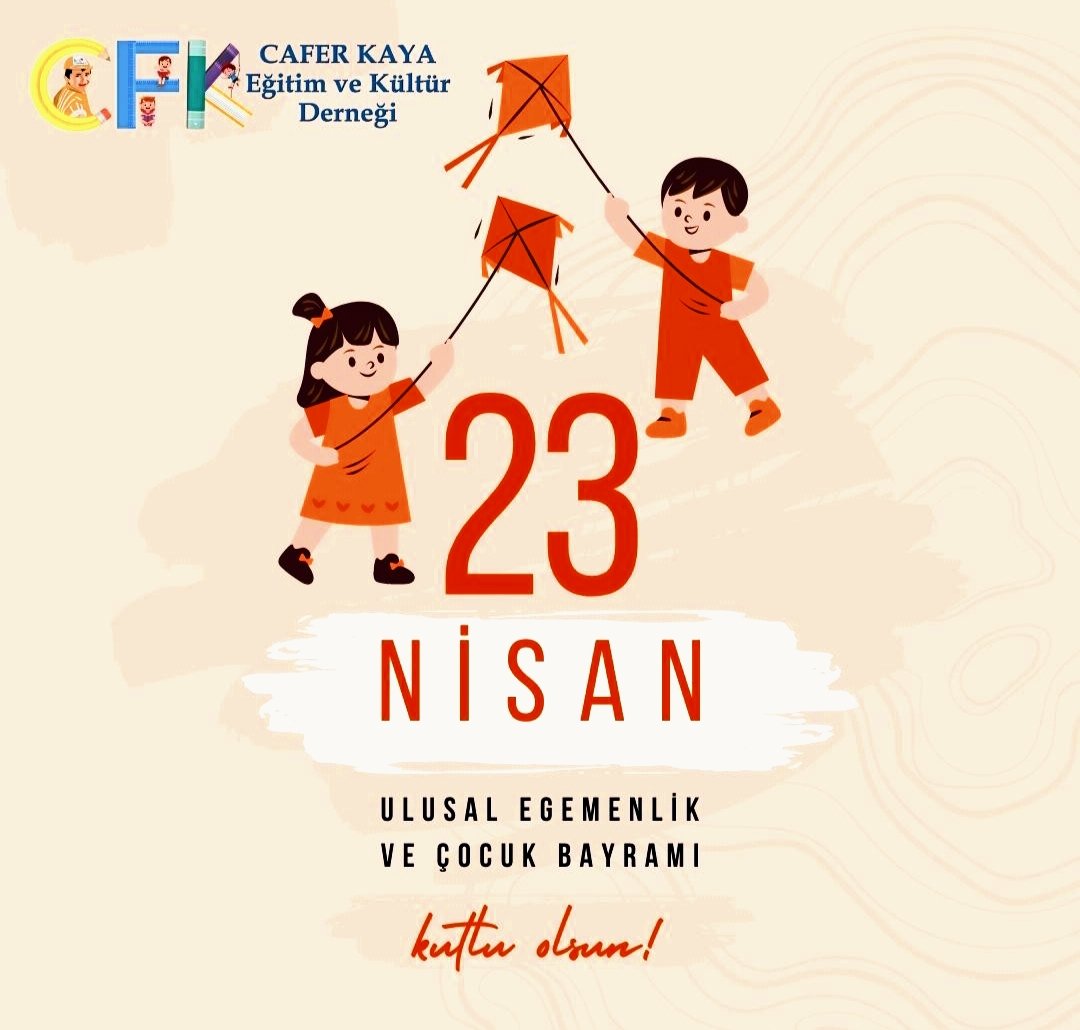 caferkayaorg's tweet photo. 23 Nisan Ulusal Egemenlik ve Çocuk Bayramı kutlu olsun! Gazi Mustafa Kemal Atatürk’ün armağanı bu özel günde, tüm çocuklarımızın yüzü hep gülsün, umutları hiç solmasın! https://t.co/XfY1GPHqtK