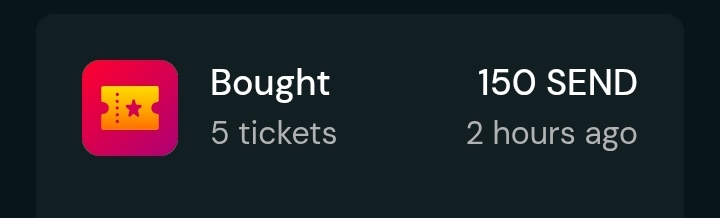 Your chance to win something incredible is just a click away. Buy your tickets now! And prove your worth with send 💚💚

#USDC #send #BTC #Ethereum 

/Titodex1