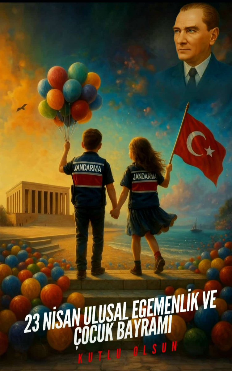 23 Nisan Ulusal egemenlik ve çocuk Bayramı kutlu olsun 🇹🇷