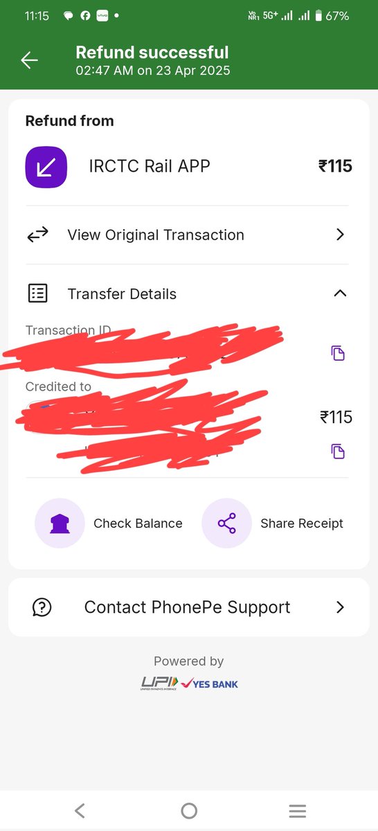 MasaleGeet's tweet photo. Booked a ₹175 ticket on IRCTC.Ticket not confirmed, refund was just ₹115. Why deduct service charges when no service was provided? If IRCTC is deducting money from every unconfirmed ticket, how much are they making daily?it’s a scam.  @IRCTCofficial @RailMinIndia @aajtak @ndtv https://t.co/zyeEaDzA54