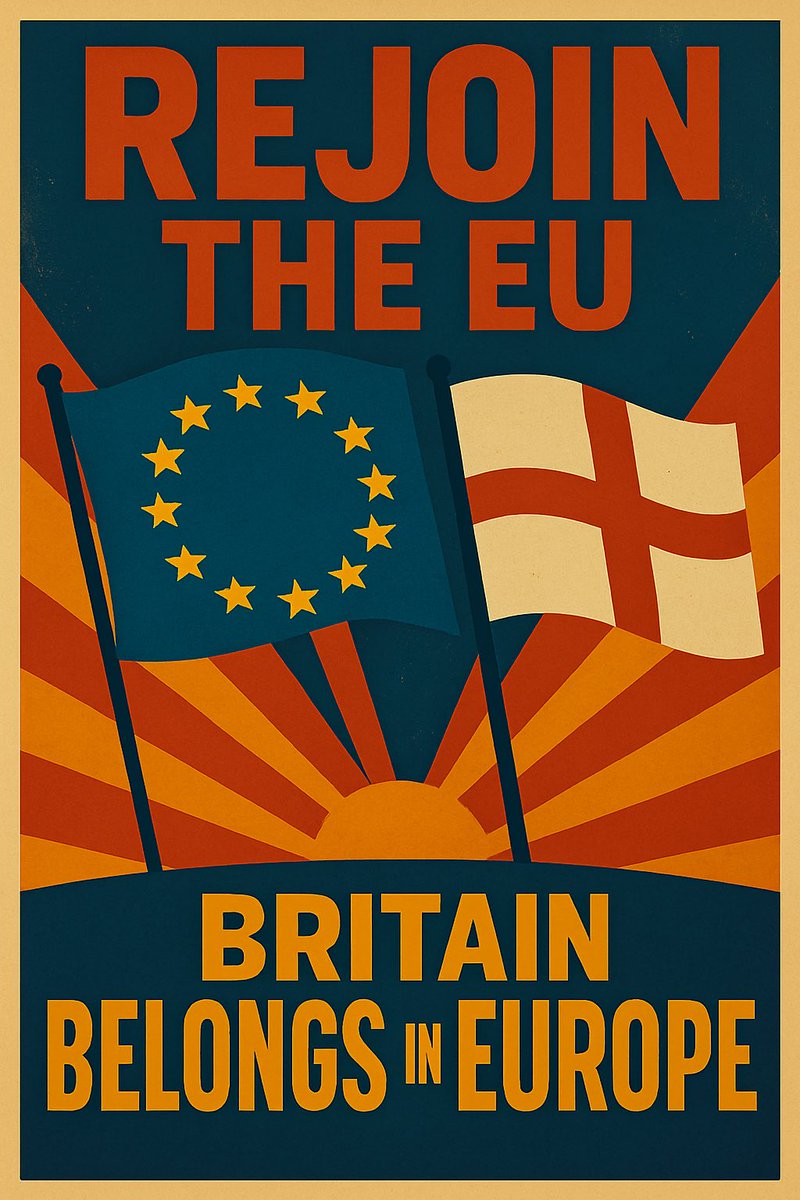You want: 🫵
•Cheaper food 🍱 
•A stronger NHS 🏥 
•Jobs that actually pay 💷

There’s one way to get it:
Rejoin the EU 🇬🇧❤️🇪🇺
No spin. No lies. Just reality.
#BrexitRebels #TeamEU #RejoinEU