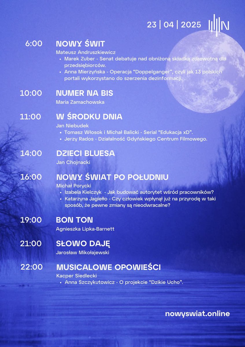 RadioNowySwiat (@radionowyswiat) on Twitter photo W jaki sposób kilkanaście portali szerzyło dezinformację? Opowie <a href="/Anna_Mierzynska/">Anna Mierzyńska</a> w porannej rozmowie z <a href="/GrabarczykBeata/">Beata Grabarczyk</a>. Do posłuchania po 9:00. W jaki sposób kilkanaście portali szerzyło dezinformację? Opowie <a href="/Anna_Mierzynska/">Anna Mierzyńska</a> w porannej rozmowie z <a href="/GrabarczykBeata/">Beata Grabarczyk</a>. Do posłuchania po 9:00.