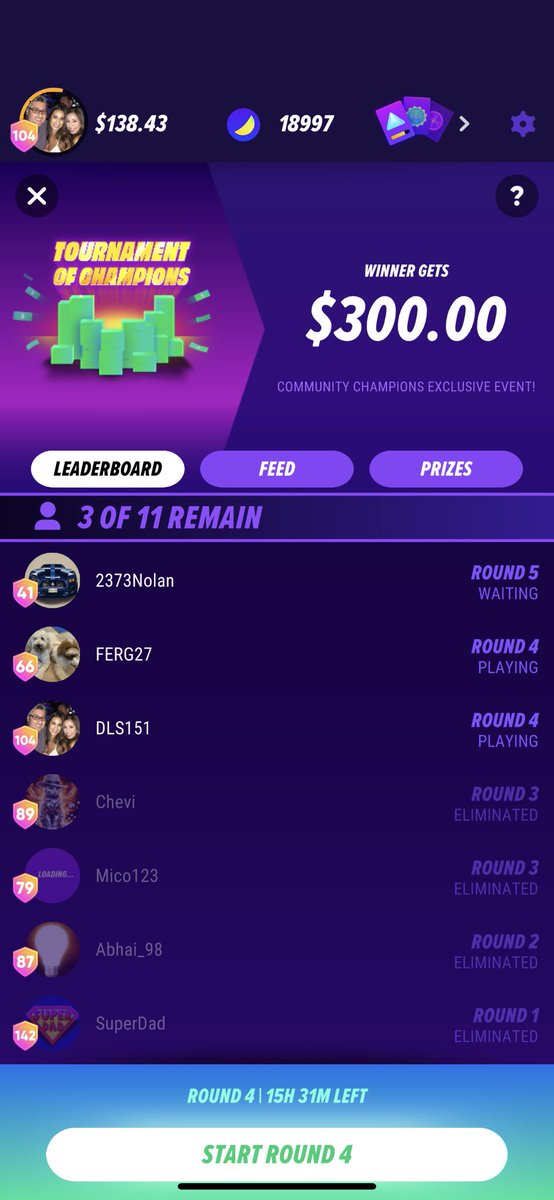 Brian Marchiano (@dls151) on Twitter photo Two wins from $300 there is always a free tournament to join on <a href="/tallyup/">TallyUP! | Tournament for billions.</a> the games are easy to learn but the strategy is always changing Two wins from $300 there is always a free tournament to join on <a href="/tallyup/">TallyUP! | Tournament for billions.</a> the games are easy to learn but the strategy is always changing