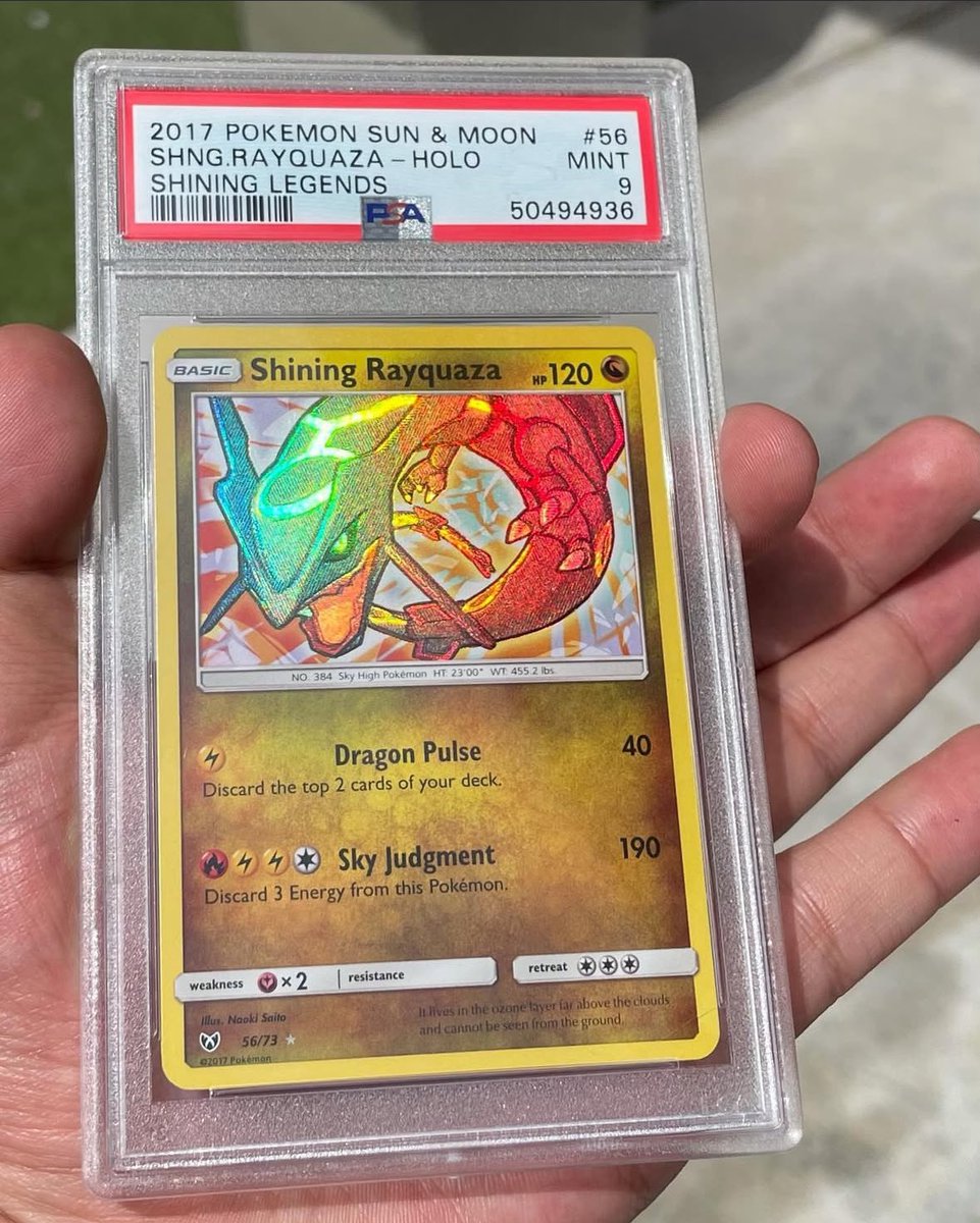 Shining Rayquaza ⚡️

sometimes i have to remind myself how insane the shining cards are in the sunlight 😍