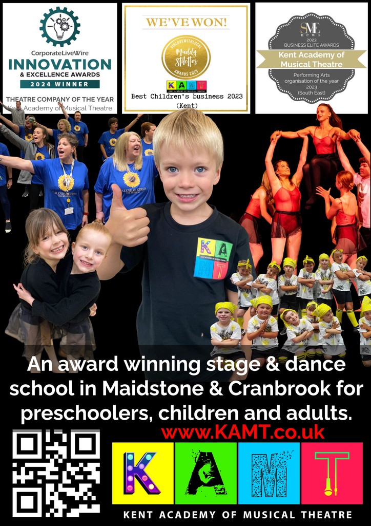 As part of our ongoing work with the local community, this week we're shouting about the award-winning Kent Academy of Musical Theatre.

KAMT offers exceptional training in: Dance: Ballet, Tap, Street and Adult dance.

Sign up for a FREE taster session (link in bio).