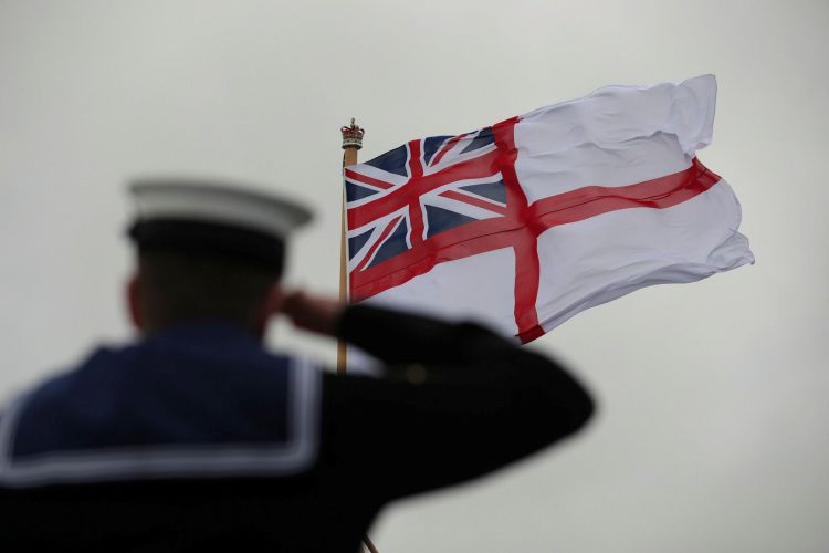 🏴󠁧󠁢󠁥󠁮󠁧󠁿 Happy St. Georges Day! 

⚓ In 1864, the Admiralty designated the White Ensign as the exclusive symbol of the Royal Navy. Since then, it has remained a steadfast representation of naval prowess and pride.

Image - Crown Copyright