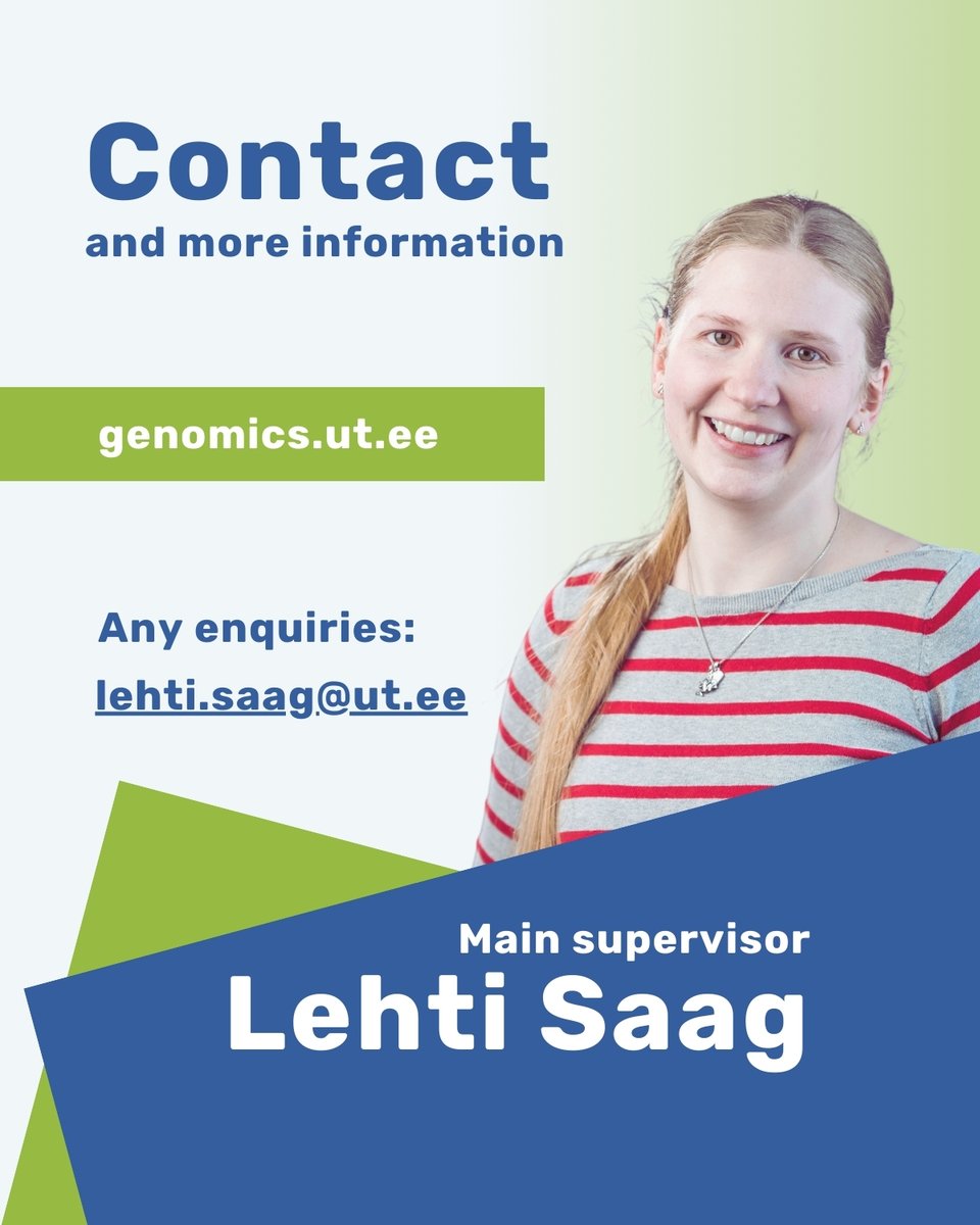 We are looking for a PhD student!🧬

📊 Research project: Elucidating the fine-scale demographic history of the Eastern Baltic by incorporating haplotype-based analyses and modelling
📍 Institute of Genomics, University of Tartu
📩 Application period: 1st–15th May 2025