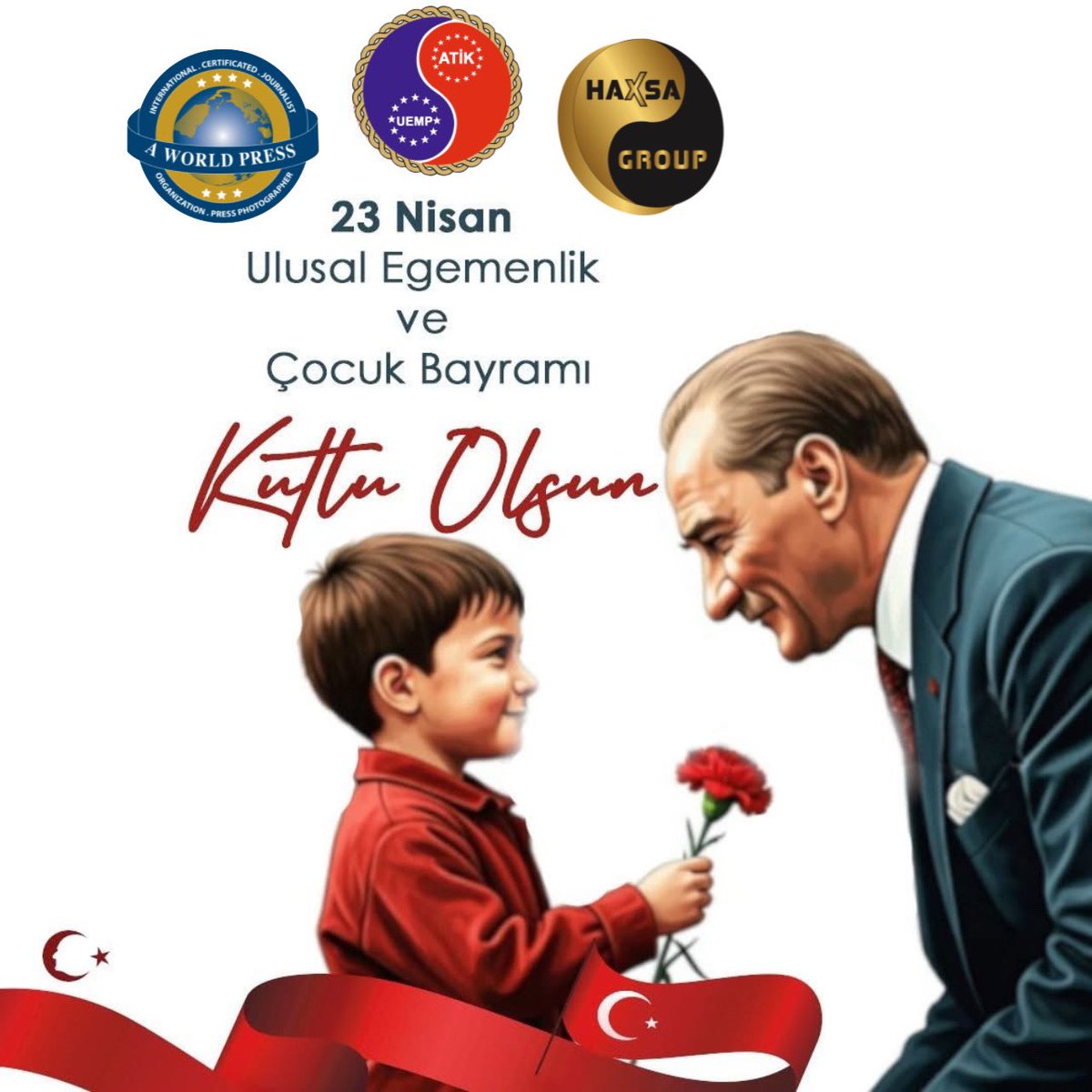 AzizSahinTC's tweet photo. 23 Nisan Ulusal Egemenlik Çocuk Bayramı Kutlu Olsun https://t.co/0fcRNAUsif