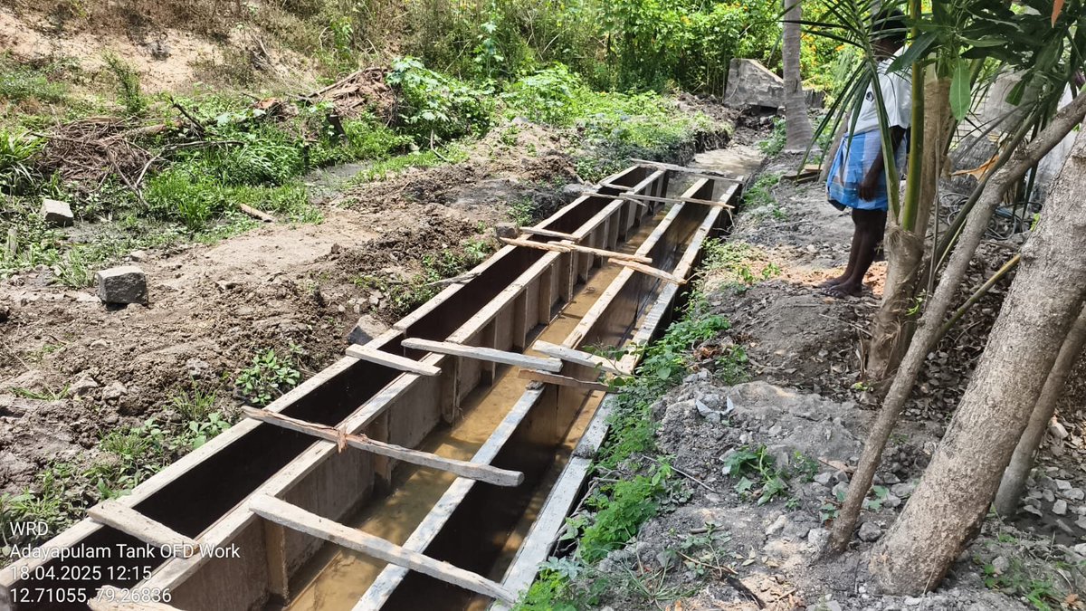TNIAMProject's tweet photo. The OFD work in Adayapulam Tank is in progress, under Cheyyar Sub-basin in TNIAMP Phase-3, Package No.1, LOT No.3...
@Worldbank @WorldBankWater @WBPubs @WorldBankIndia @WBG_Climate @tamilnadu_wrd
#ArtificialRechargeWells
#FloodProtection
#IrrigationEfficiency
#IrrigationWaterManagement
#IrrigationSystemsModernization
#IrrigationInfrastructureRehabilitation
#SustainableIrrigation
#RiverSubBasin
#OnFarmDevelopment
#RiverBasinManagement
#WaterResources
#WaterManagement
#WaterConservationMethods
#WaterUseEfficiency
#WaterUserAssociation