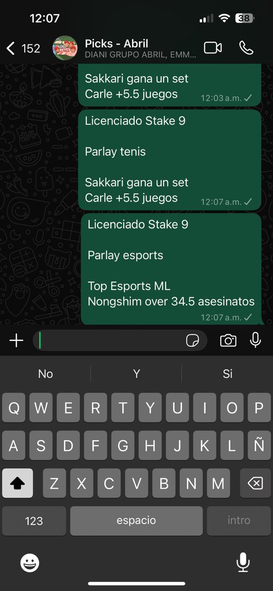 Seguimos al licenciado ? 🫡🫡🫡

Parley nocturno le dejamos caer unas cuantas monedas para mañana darle con el Real Madrid mi gente 

Recuerden que todas las jugadas de los tipsters más cotizados en nuestro canal premium 🫡 🍀