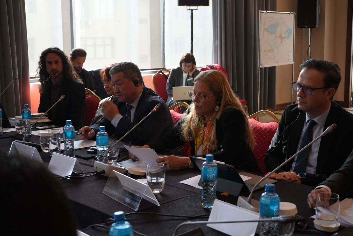 UNEP_Europe's tweet photo. @KyrgyzMissionUN @un_kyrgyzstan @UNEP @mremae @IlbirsF @UNBiodiversity @KreilhuberA @UN @UNFCCC @undpkg Germany, through @iki_germany, is proud to support the #CAMCAProject, demonstrating effective approaches to engage with communities in biodiversity conservation- through ecological corridors and their management.
Gabriela Guellil, German Ambassador to the Kyrgyz Republic. https://t.co/wQBEZ4JQ4B