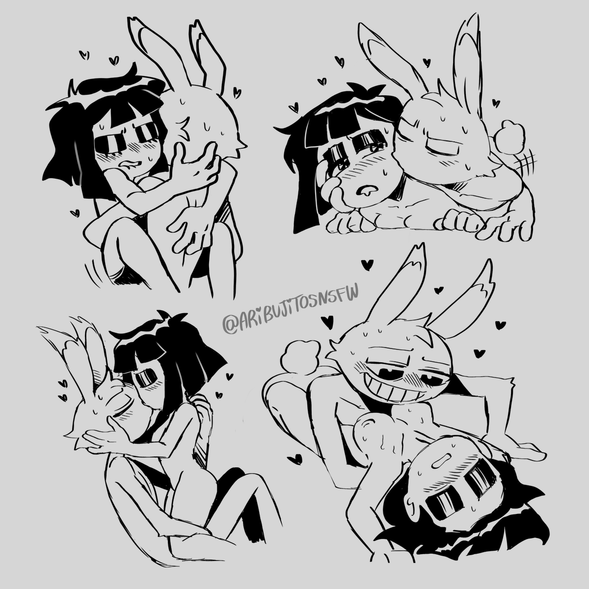AribujitosNsfw's tweet photo. Aquí nos ponemos románticos 🫶  
#tadcfanart #nsfw #tadcau https://t.co/8WYkAc89Jg