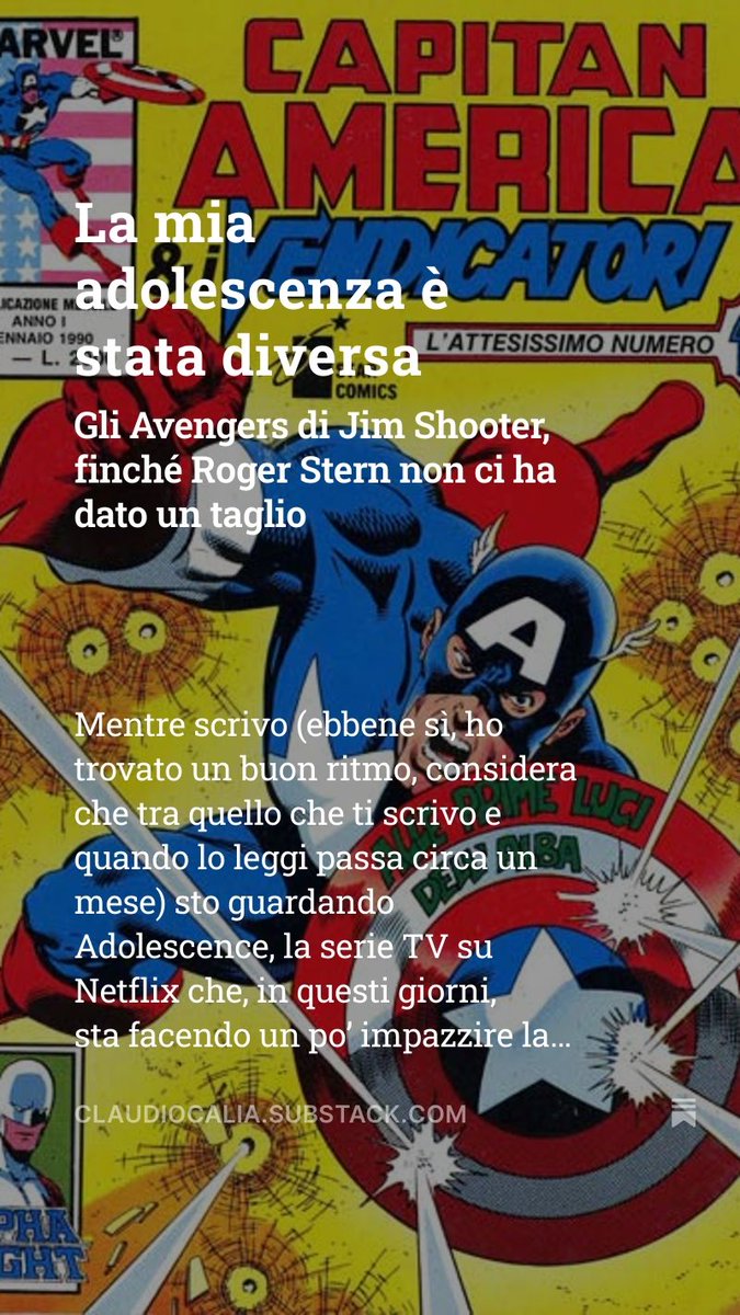 📌 Il mercoledì dei #maledettifumetti: open.substack.com/pub/claudiocal…