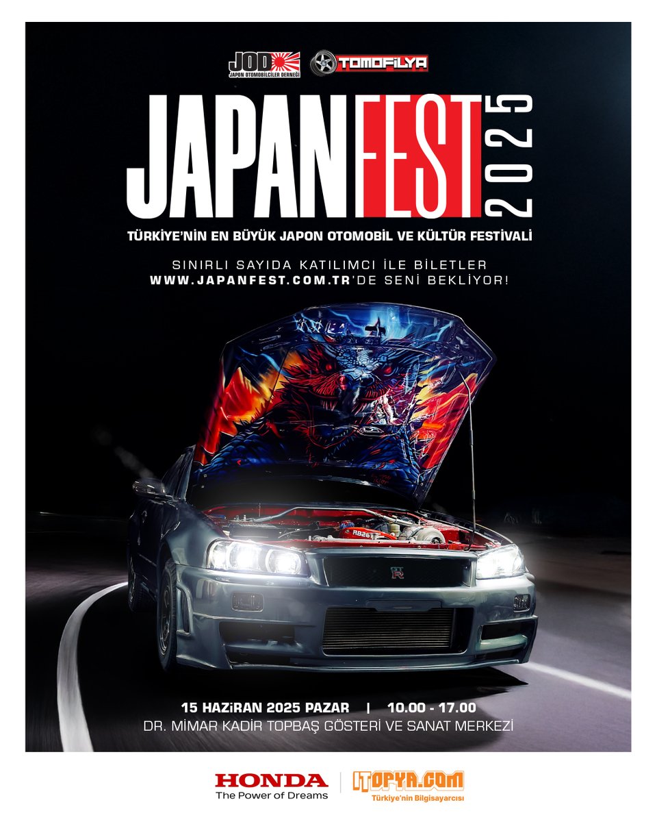 kaanglmsr's tweet photo. Honda ve Itopya'nın destekleri ile JOD ve Tomofilya'nın düzenlediği JapanFest 2025'in tasarım ve görsel çalışmaları bana emanet. Bu güzel fırsatı sundukları için Doğukan Manço abime ve Aslıhan Soydan ablama çok teşekkür ediyorum.

Tüm otomobil tutkunlarını bekliyoruz. https://t.co/nrnjwhZqlQ