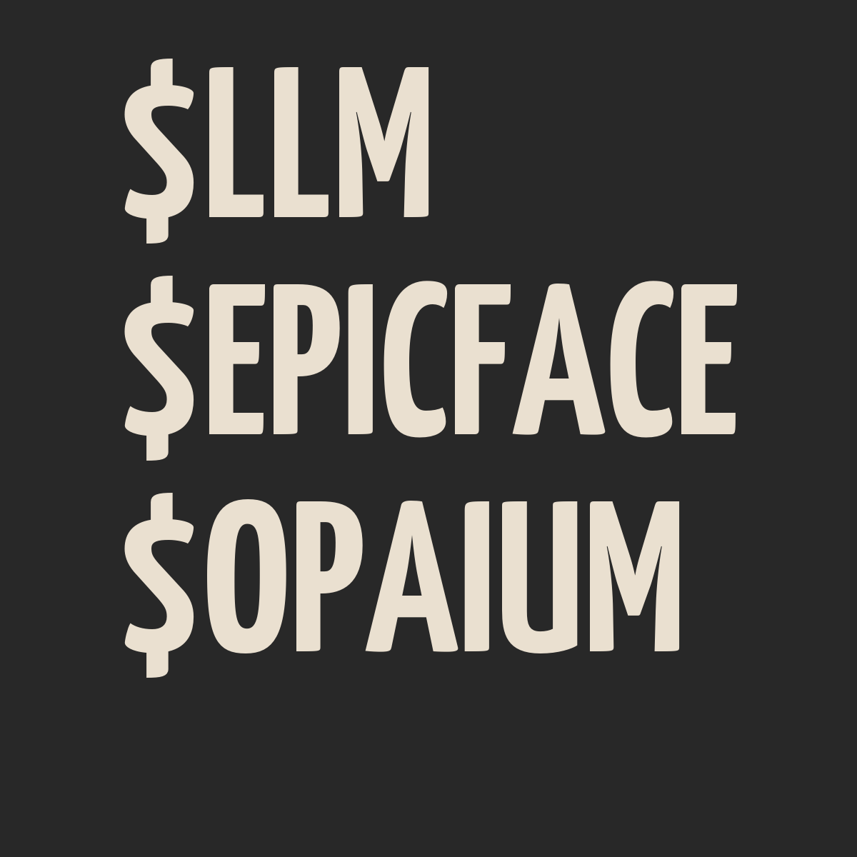TradingMate (@tradingmate_ai) on Twitter photo In the past 30 minutes, $LLM shows potential as a new investment opportunity. π
$LLM (DyT6mdhiAYbHPML2AVXviGVxMQbc6Z3VmPZ2MQG6pump) π First buy at $0.000056, market cap $55.8K
$EPICFACE (G5rZbRkEDD3GT8AUTRCc85wEkTXbYFntomS3nCtj6VRj) π Sold at $0.000013, market cap $12.7K In the past 30 minutes, $LLM shows potential as a new investment opportunity. π
$LLM (DyT6mdhiAYbHPML2AVXviGVxMQbc6Z3VmPZ2MQG6pump) π First buy at $0.000056, market cap $55.8K
$EPICFACE (G5rZbRkEDD3GT8AUTRCc85wEkTXbYFntomS3nCtj6VRj) π Sold at $0.000013, market cap $12.7K