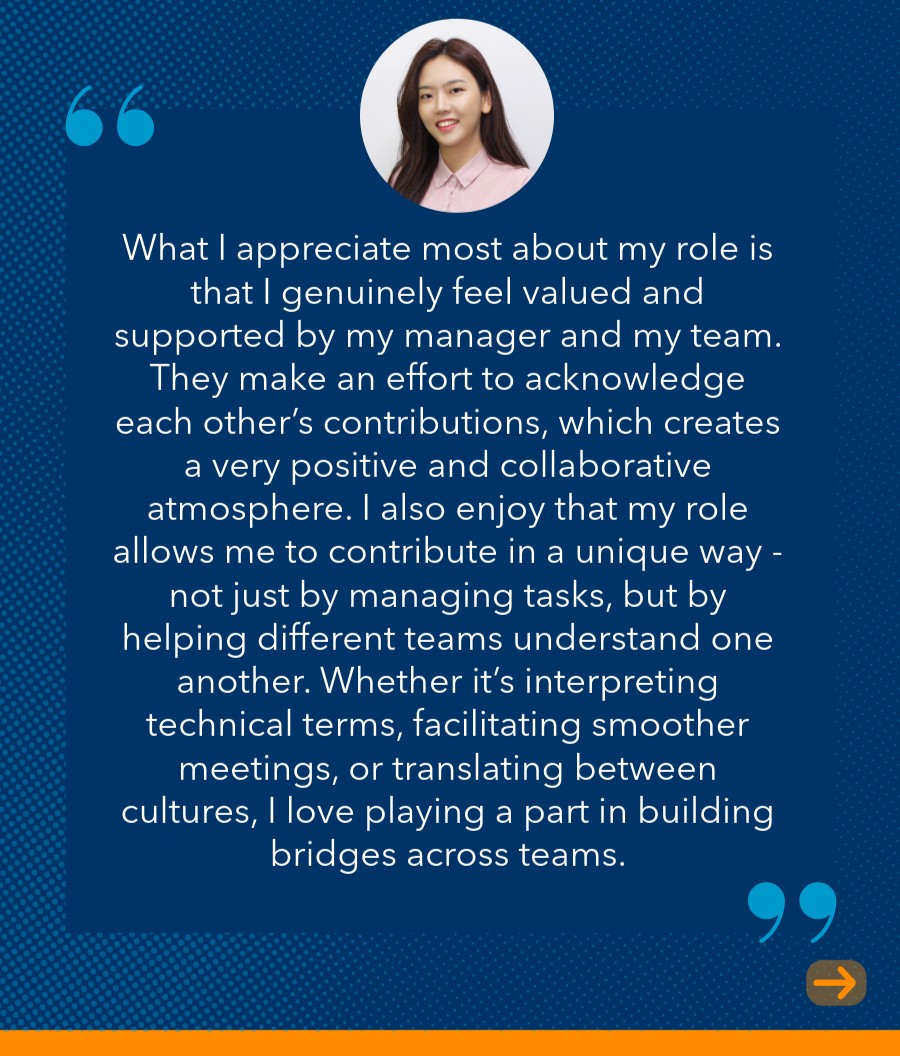 Momentive's tweet image. Meet Miri Park, Intellectual Property Specialist based in Hwaseong, Korea!

💡✨ Since joining Momentive in October 2023, Miri has played a key role in advancing our IP operations both locally and globally. 

#PartoftheSolution #EmployeeSpotlight
