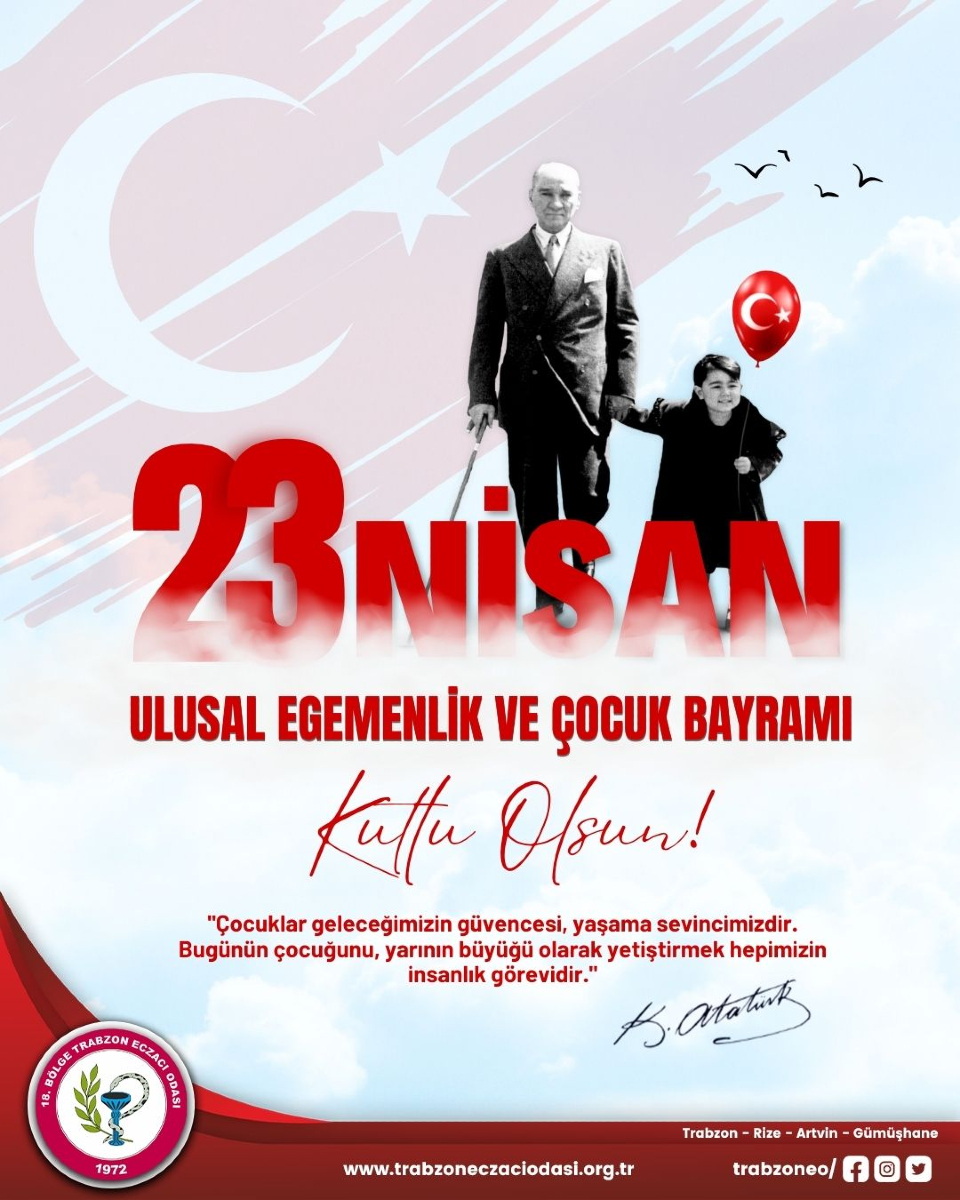 23 NİSAN ULUSAL EGEMENLİK VE ÇOCUK BAYRAMI KUTLU OLSUN!
.
.
.
#eczacışart #eczacıheryerde #eczacı #23nisanulusalegemenlikveçocukbayramı